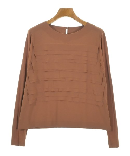 HIROKO KOSHINO(ヒロコ　コシノ)Tシャツ・カットソー 茶 サイズ:38(S位)/2200665389221