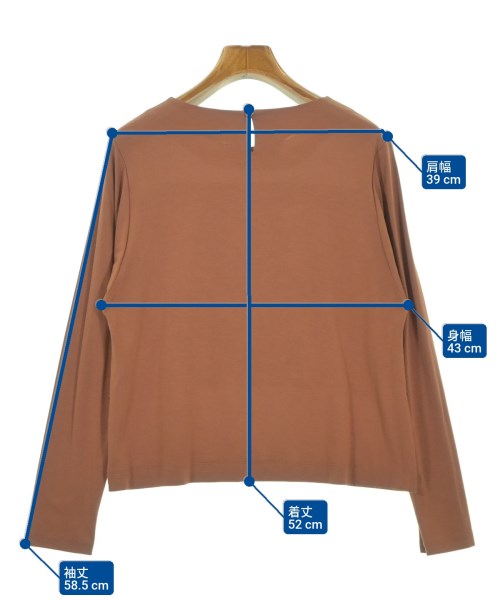 HIROKO KOSHINO（ヒロコ　コシノ）Tシャツ・カットソー 茶 サイズ:38(S位) レディース/2200665389221