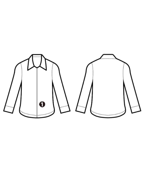 HIROKO KOSHINO（ヒロコ　コシノ）カジュアルシャツ 青 サイズ:F レディース/2200667816015