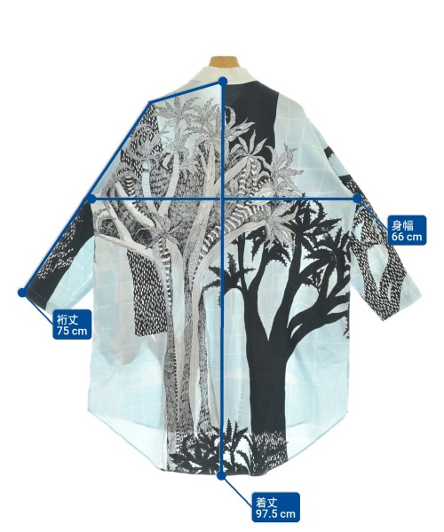 HIROKO KOSHINO（ヒロコ　コシノ）カジュアルシャツ 青 サイズ:F レディース/2200667816015