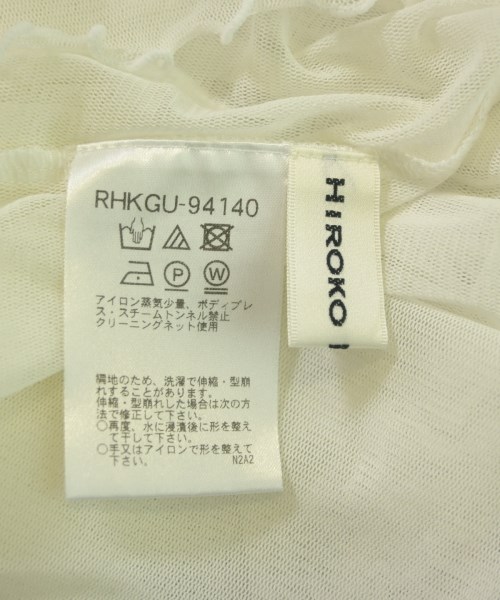 HIROKO KOSHINO（ヒロコ　コシノ）Tシャツ・カットソー 白 サイズ:38(S位) レディース/2200671551032