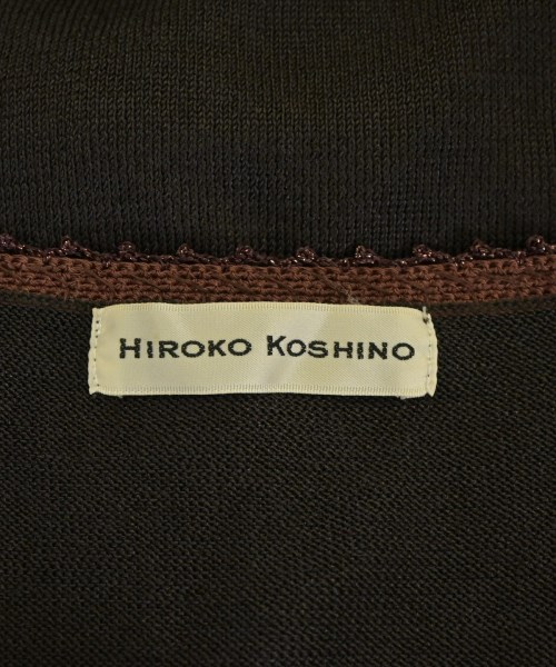 HIROKO KOSHINO（ヒロコ　コシノ）カーディガン 茶 サイズ:38(S位) レディース/2200718279028