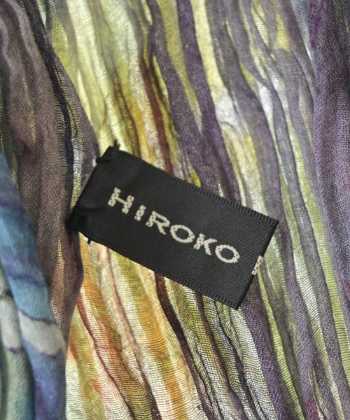HIROKO KOSHINO（ヒロコ　コシノ）ストール 紫 サイズ:- レディース/2200721973036