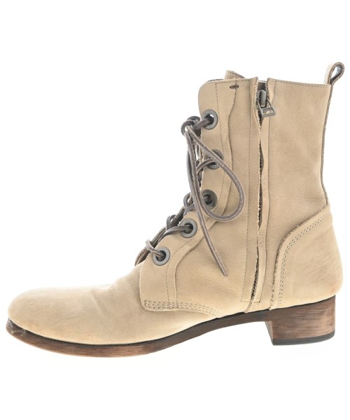 HIROKO KOSHINO（ヒロコ　コシノ）ブーツ ベージュ サイズ:24cm レディース/2200721973043