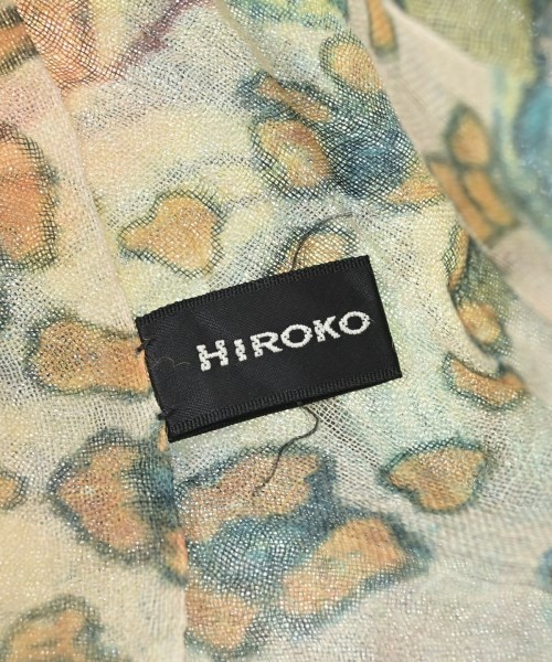 HIROKO KOSHINO（ヒロコ　コシノ）バンダナ・スカーフ 茶 サイズ:- レディース/2200682312059