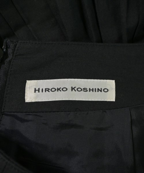 HIROKO KOSHINO（ヒロコ　コシノ）ひざ丈スカート 黒 サイズ:38(S位) レディース/2200681042018