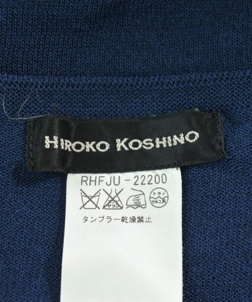 HIROKO KOSHINO（ヒロコ　コシノ）ニット・セーター 紺 サイズ:38(S位) レディース/2200686684046