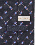 BVLGARI（ブルガリ）ネクタイ 紺 サイズ:- メンズ/2200675903110