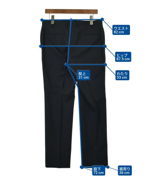 HILTON（ヒルトン）スラックス 紺 サイズ:W84(L位) メンズ/2200629357211