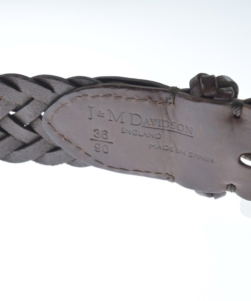 J&M DAVIDSON（ジェイアンドエム　デビッドソン）ベルト 茶 サイズ:36/90 メンズ/2200618274017