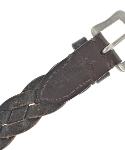 J&M DAVIDSON（ジェイアンドエム　デビッドソン）ベルト 茶 サイズ:90/36 メンズ/2200672089145