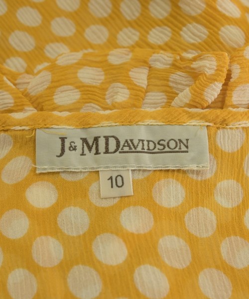 J&M DAVIDSON（ジェイアンドエム　デビッドソン）ブラウス 黄 サイズ:10(M位) レディース/2200675289085