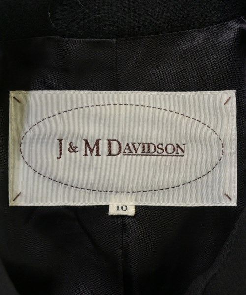 J&M DAVIDSON（ジェイアンドエム　デビッドソン）ステンカラーコート 黒 サイズ:10(M位) レディース/2200680674234