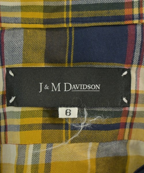 J&M DAVIDSON（ジェイアンドエム　デビッドソン）カジュアルシャツ 黄 サイズ:6(XS位) レディース/2200700647088