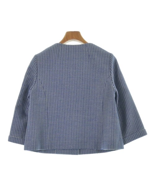 J&M DAVIDSON（ジェイアンドエム　デビッドソン）ノーカラージャケット 青 サイズ:8(M位) レディース/2200660632025