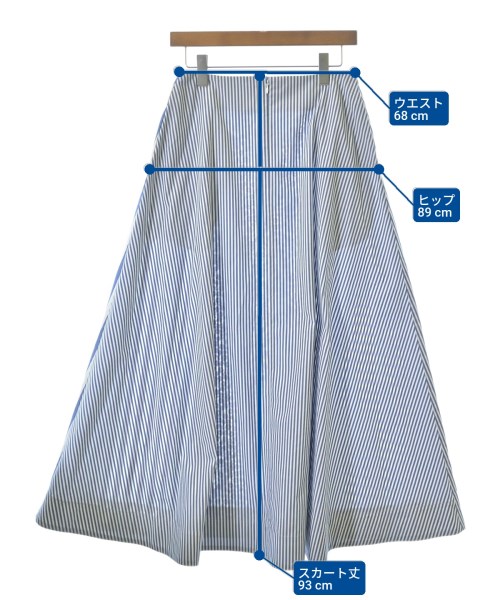 J&M DAVIDSON（ジェイアンドエム　デビッドソン）ロング・マキシ丈スカート 青 サイズ:12(M位) レディース/2200666827029