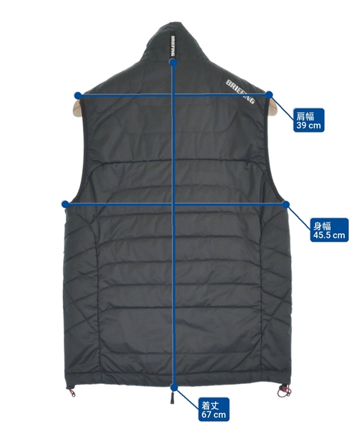 BRIEFING（ブリーフィング）ダウンジャケット/ダウンベスト 黒 サイズ:S メンズ/2200627768248