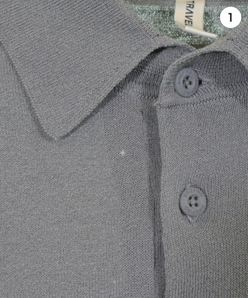 BRIEFING（ブリーフィング）ポロシャツ グレー サイズ:L メンズ/2200629158016