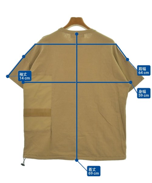 BRIEFING（ブリーフィング）Tシャツ・カットソー ベージュ サイズ:S メンズ/2200620608114