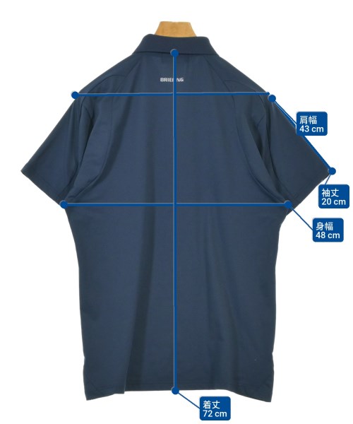 BRIEFING（ブリーフィング）ポロシャツ 紺 サイズ:M メンズ/2200669442151