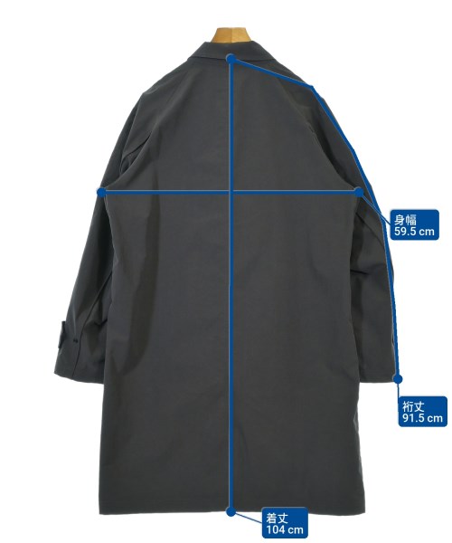 BRIEFING（ブリーフィング）ステンカラーコート グレー サイズ:L メンズ/2200651487016