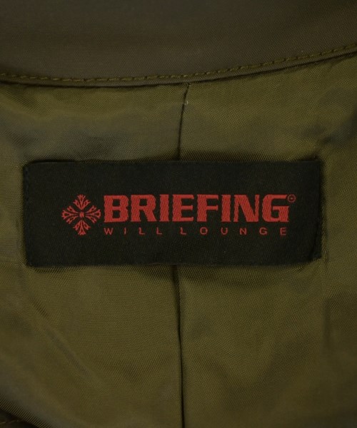 BRIEFING（ブリーフィング）ステンカラーコート カーキ サイズ:S メンズ/2200709310013