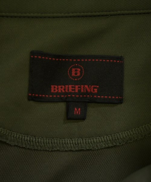 BRIEFING（ブリーフィング）ポロシャツ カーキ サイズ:M メンズ/2200663340187