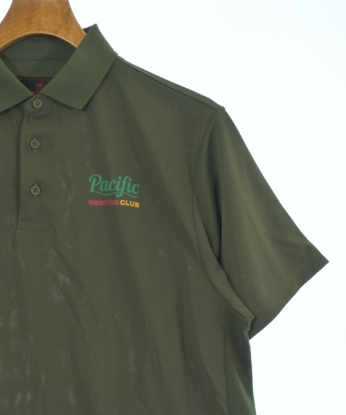 BRIEFING（ブリーフィング）ポロシャツ カーキ サイズ:M メンズ/2200663340187