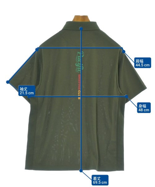 BRIEFING（ブリーフィング）ポロシャツ カーキ サイズ:M メンズ/2200663340187