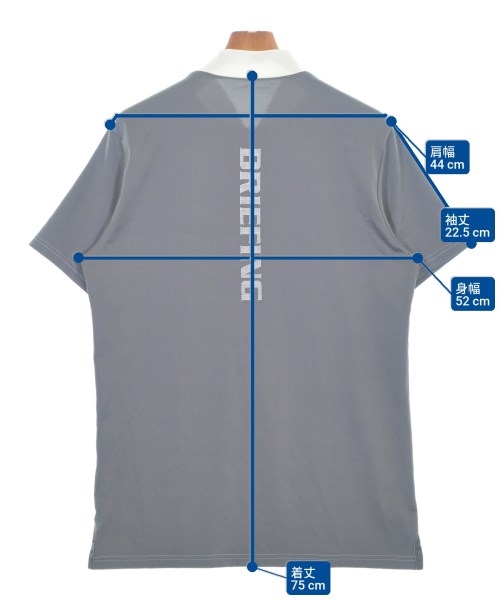 BRIEFING（ブリーフィング）Tシャツ・カットソー グレー サイズ:L メンズ/2200669995107