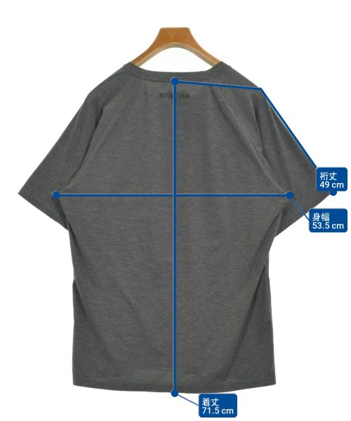 BRIEFING（ブリーフィング）Tシャツ・カットソー グレー サイズ:M メンズ/2200723397045