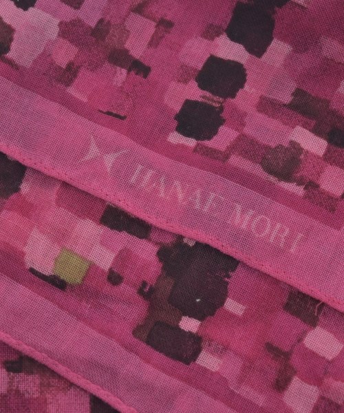 HANAE MORI（ハナエ　モリ）マフラー ピンク サイズ:- レディース/2200623318225