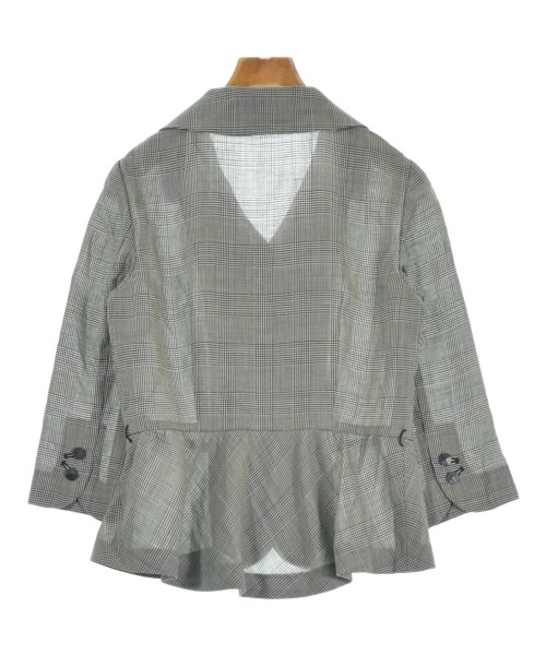 HANAE MORI（ハナエ　モリ）カジュアルジャケット 黒 サイズ:38(S位) レディース/2200629376038