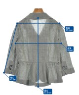 HANAE MORI（ハナエ　モリ）カジュアルジャケット 黒 サイズ:38(S位) レディース/2200629376038