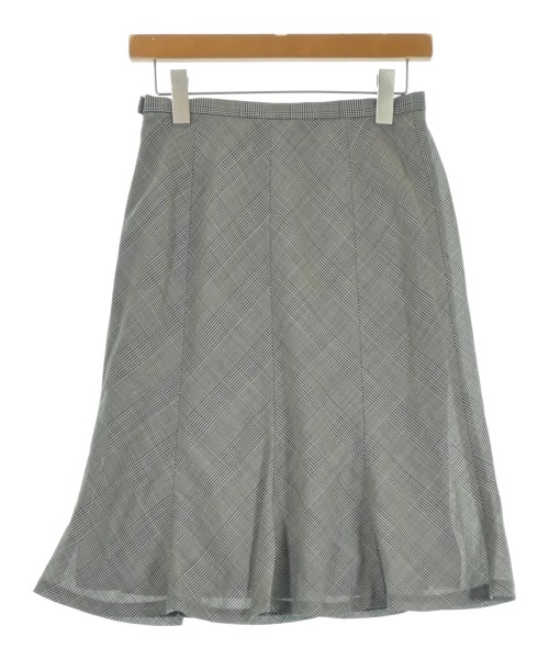 HANAE MORI（ハナエ　モリ）ひざ丈スカート 黒 サイズ:38(S位) レディース/2200629376175