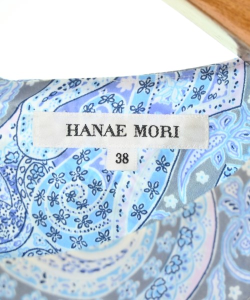 HANAE MORI（ハナエ　モリ）ブラウス 青 サイズ:38(S位) レディース/2200693901150