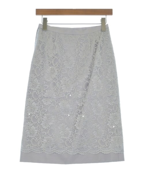 HANAE MORI（ハナエ　モリ）ひざ丈スカート 青 サイズ:38(S位) レディース/2200645376104