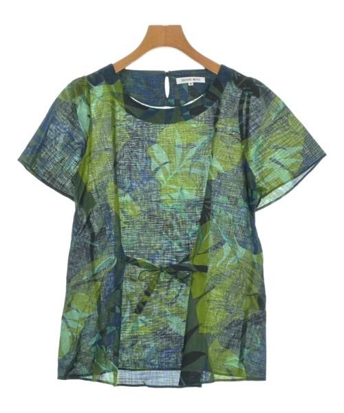 HANAE MORI(ハナエ　モリ)ブラウス 緑 サイズ:38(S位)/2200651220132