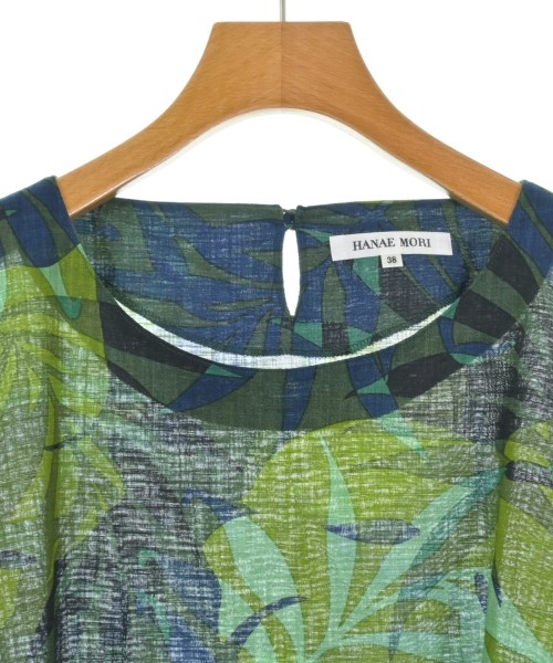 HANAE MORI（ハナエ　モリ）ブラウス 緑 サイズ:38(S位) レディース/2200651220132