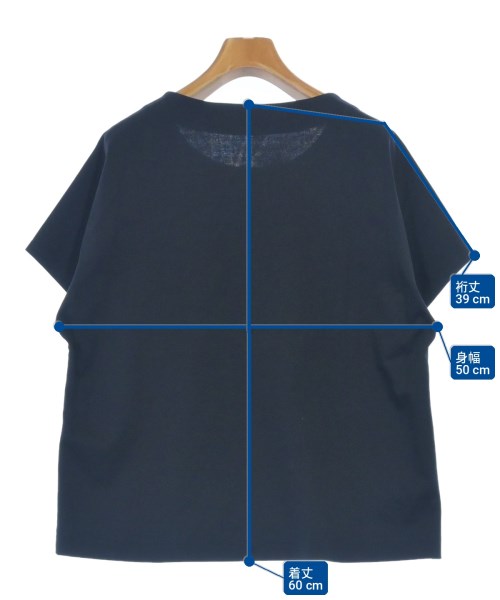 HANAE MORI（ハナエ　モリ）Tシャツ・カットソー 紺 サイズ:40(M位) レディース/2200702406096