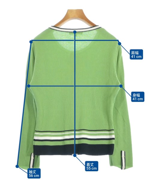 HANAE MORI（ハナエ　モリ）カーディガン 緑 サイズ:M レディース/2200655668015