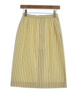 HANAE MORI（ハナエ　モリ）ひざ丈スカート 黄 サイズ:40(M位) レディース/2200723803058
