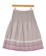 HANAE MORI（ハナエ　モリ）ひざ丈スカート 茶 サイズ:38(S位) レディース/2200725091026