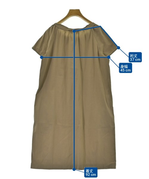 HANAE MORI（ハナエ　モリ）ワンピース ベージュ サイズ:40(M位) レディース/2200727616050