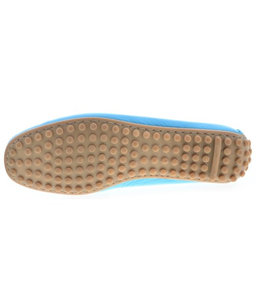 A.testoni（ア・テストーニ）モカシン/デッキシューズ 青 サイズ:EU37 1/2(24cm位) レディース/2200629782051
