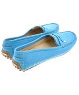 A.testoni（ア・テストーニ）モカシン/デッキシューズ 青 サイズ:EU37 1/2(24cm位) レディース/2200629782051