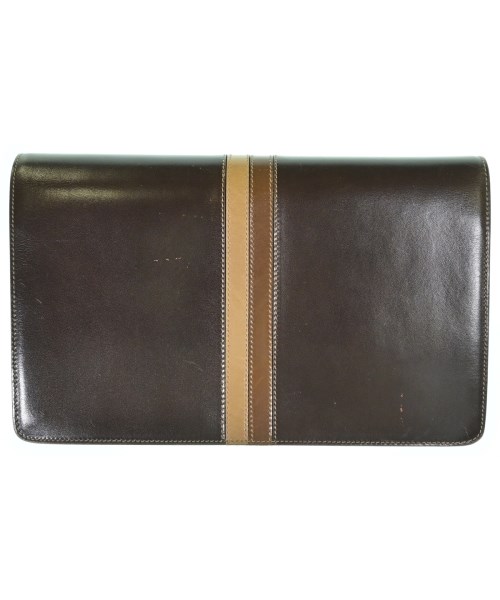 A.testoni（ア・テストーニ）クラッチバッグ 茶 サイズ:- メンズ/2200623509104