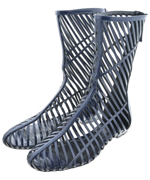 GIORGIO ARMANI(ジョルジオアルマーニ)ブーツ 紺 サイズ:EU36(22.5cm位)/2200673501059