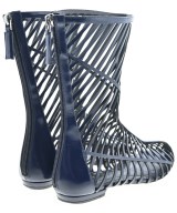 GIORGIO ARMANI（ジョルジオアルマーニ）ブーツ 紺 サイズ:EU36(22.5cm位) レディース/2200673501059