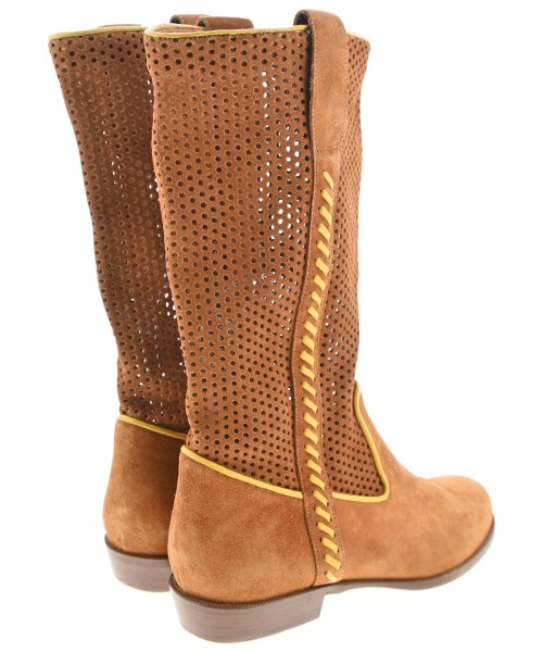 A.testoni（ア・テストーニ）ブーツ 茶 サイズ:EU34 1/2(21cm位) レディース/2200673501066